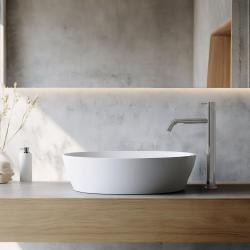 Waterevolution Flow mosdócsap magas kifolyóval mosdókagylókhoz, kattintós dugóval, króm T11501