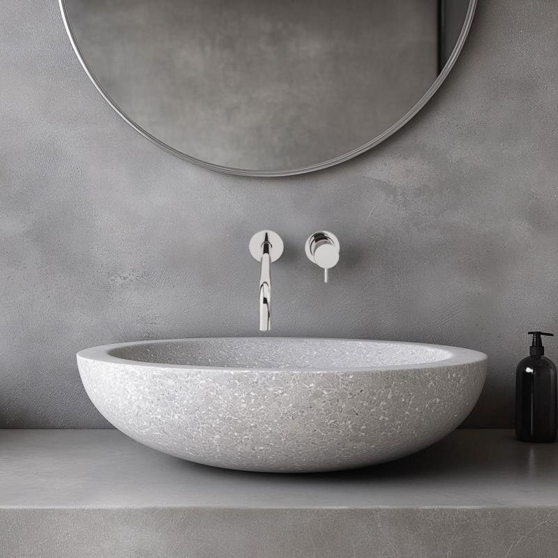 Waterevolution Flow beépíthető mosdócsaptelep króm, 25 cm-es kifolyóval T116B01-25