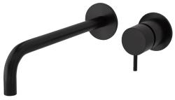 Waterevolution Flow beépíthető mosdócsaptelep matt fekete, 25 cm-es kifolyóval T116BPR-25