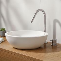 Waterevolution Flow 2-lyukas mosdó csaptelep króm kis V 120mm kifolyó T1121V01