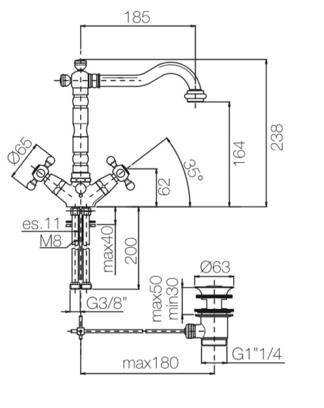 PB klassieke wastafelkraan sterknoppen uitloop 18,5 cm RVS 1208854972

PB klasszikus mosdócsaptelep csillagfogantyúkkal, 18,5 cm-es kifolyóval, rozsdamentes acél 1208854972