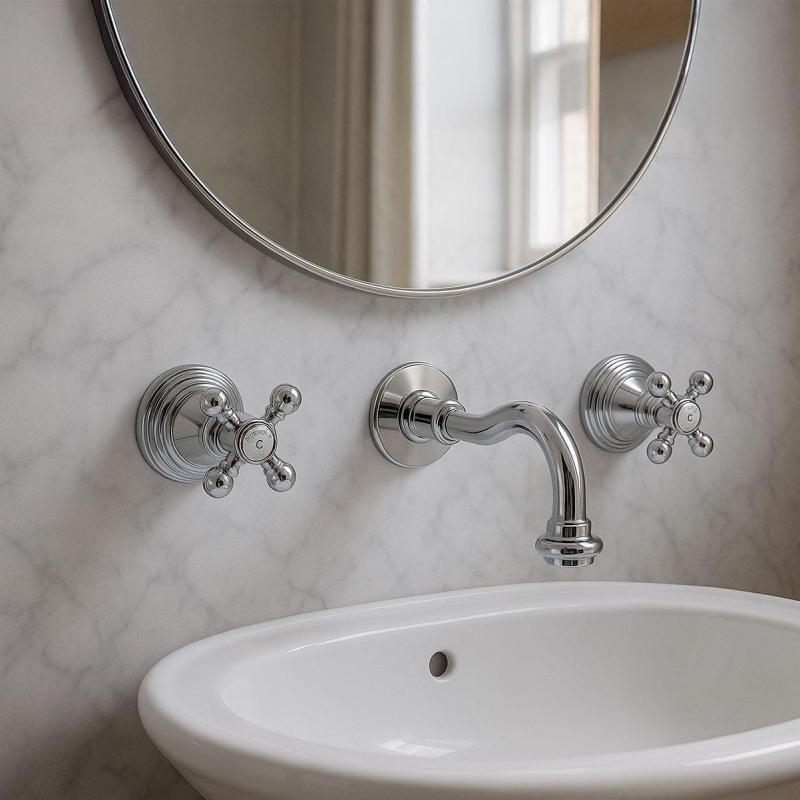 PB klassieke inbouw muurkraan met sterknoppen 20 cm uitloop Chroom 1208855072

PB klasszikus beépített fali csaptelep csillag alakú fogantyúkkal, 20 cm-es kifolyó, Króm 1208855072