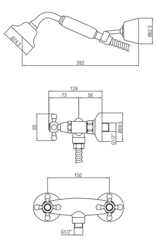 PB klassieke kraan douchekraanset met sterknoppen inclusief handdouche RVS 1208855292

PB klasszikus csaptelep zuhanyszett csillagfogantyúkkal, kézi zuhannyal együtt, rozsdamentes acél 120885