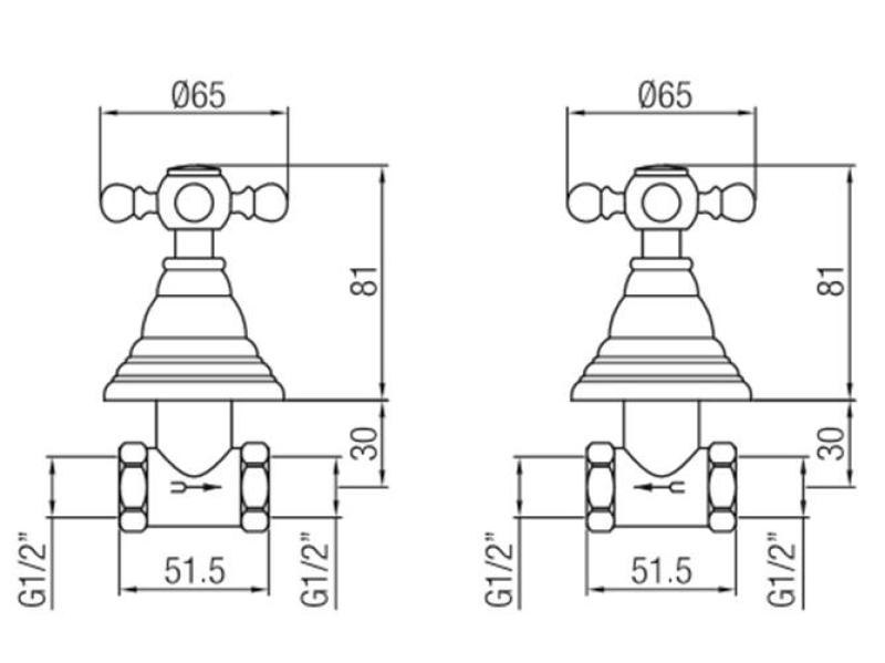 PB klasszikus csaptelep beépített zuhanyszett csillaggombokkal RVS 1208855352