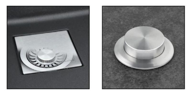 Franke Kubus KNG 110.62 mosogató 72x42 antracit gránit beépíthető csaptelep tartóval 125.0512.515