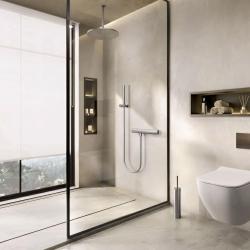 Waterevolution Flow thermostatische douchekraan met doucheset RVS T140TIE