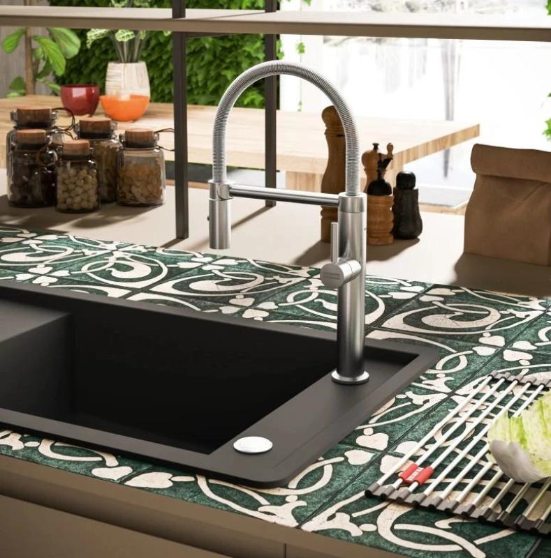 Franke Pescara Semi Pro L Keukenmengkraan flexibele uitloop rvs 115.0472.960