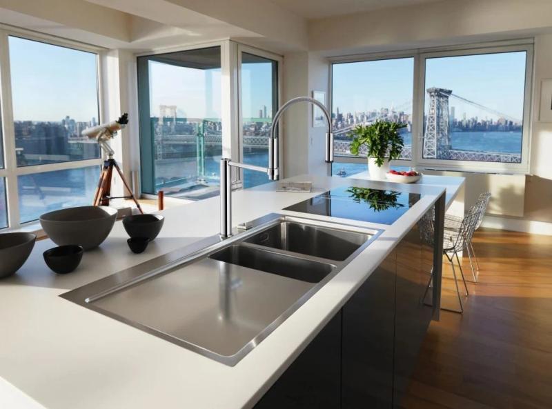 Franke Pescara Semi Pro 360 Konyhai csaptelep rugalmas kifolyóval króm 115.0393.976