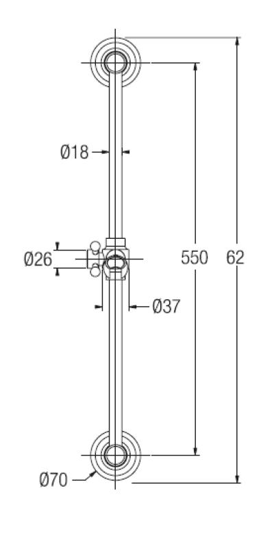 PB klasszikus csúszórudas szett kézi zuhanyfejjel és zuhanycsővel bronz 1208899102