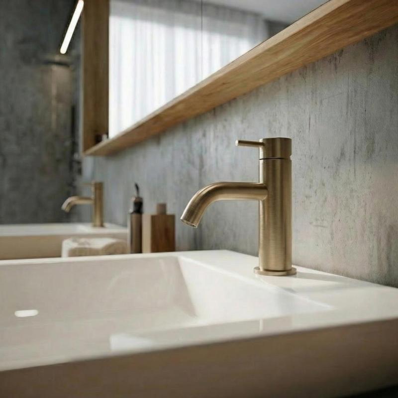 Waterevolution Flow mosdócsap, csiszolt sárgaréz, T110LE