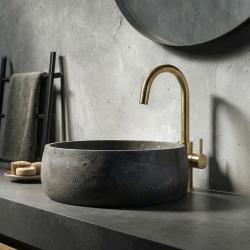 Waterevolution Flow mosdócsap magas modell, csiszolt sárgaréz T1121FULE