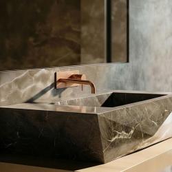 Waterevolution Flow inbouw wastafelkraan met afdekplaat PVD Geborsteld Koper met uitloop 15cm T1161CPE-15

Waterevolution Flow beépített mosdócsaptelep fedőlappal PVD Ecsetelt Réz kifolyóval 