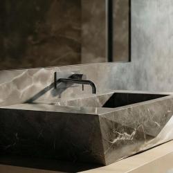 Waterevolution Flow inbouw wastafelkraan met afdekplaat PVD Gun Metal met uitloop 15cm T1161GME-15

Waterevolution Flow beépített mosdócsaptelep takarólappal PVD Gun Metal bevonattal és 15 cm