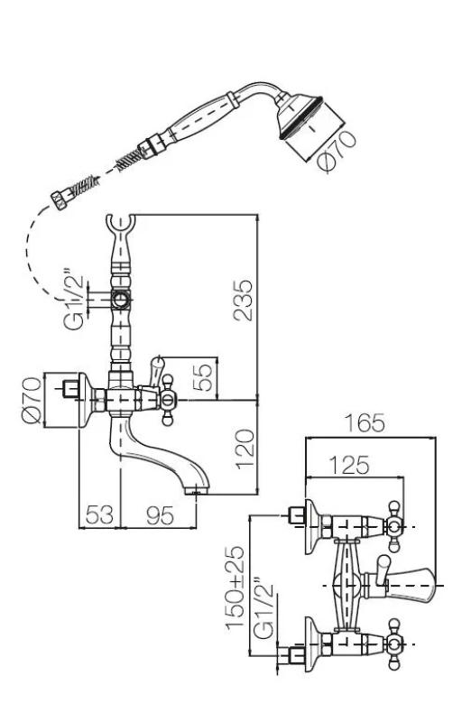 PB Vrijstaande badkraan nostalgisch sterknoppen chroom 6000

PB Szabadon álló kád csaptelep nosztalgikus csillaggombok króm 6000