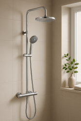 DEMM Shower zuhanykabin termosztát esőzuhannyal króm 1208946965