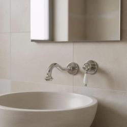 PB nosztalgikus beépített mosdócsaptelep Vintage 21 cm kifolyó króm