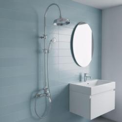 PB Nosztalgikus Zuhanykeverő Szett esőztető zuhannyal króm