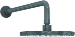 Waterevolution Flow hoofddouche 250 mm met muuraansluiting Gun Metal T164125GME