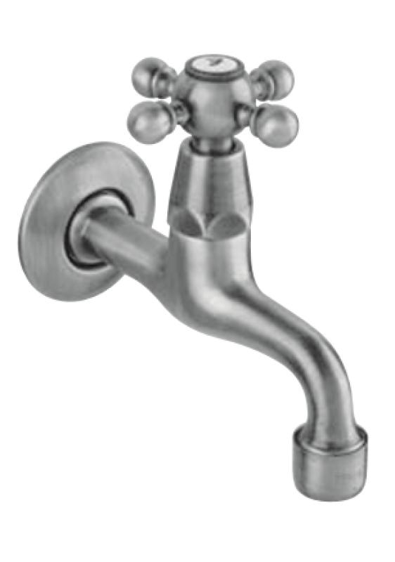 PB klasszikus fali szökőkút csap csillag gombbal hideg vízhez matt fekete 1208952981