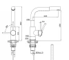 RN Inox rvs keukenkraan uittrekbare draaibare uitloop volledig geborsteld RVS 1208953356