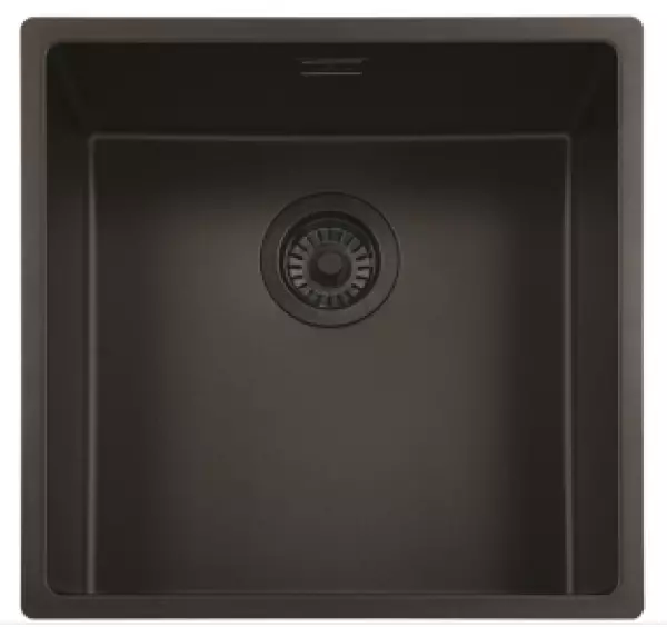 Reginox Amsterdam Nieuw model 40 Regi-graniet spoelbak Pure black zwart onderbouw en opbouw 1208953476