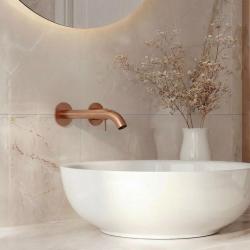 SB Round 316 beépíthető mosdócsaptelep rozsdamentes acél 102mm