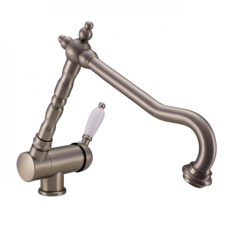 PB Vintage Nostalgikus konyhai csaptelep ablakcsaptelep lehajtható rozsdamentes acél 1208953757