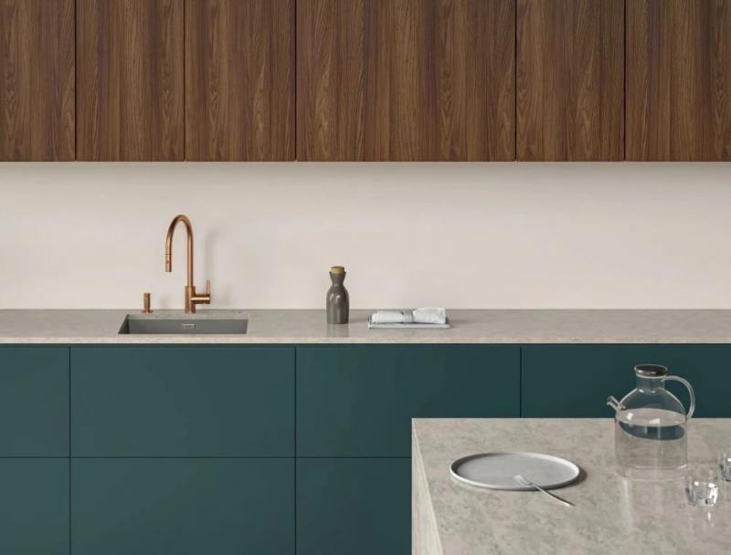 Franke réz konyhai csaptelep Eos Neo kihúzható szórófejes kifolyóval pvd réz 115.0628.254