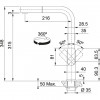 Franke massief rvs Keukenkraan Mythos met uittrekbare uitloop inox 1208953828