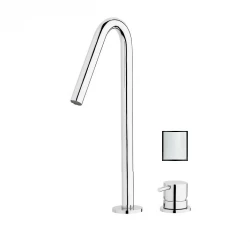 Waterevolution Flow 2-lyukas fehér mosdócsaptelep magas V 120 mm kifolyóval T1122VBR