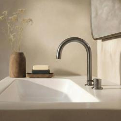 Waterevolution Flow 2 lyukú mosdócsaptelep PVD Gun Metal T1121UGME