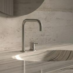 Waterevolution Flow 2-lyukú mosdócsaptelep rozsdamentes acél T112HIE