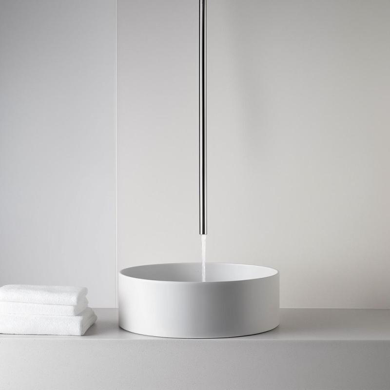 Waterrevolutie Flow plafond wastafelkraan uitloop volledig RVS T1678IE