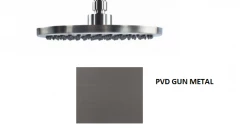 Waterevolution Flow regendouche 250mm PVD Gun Metal T164325GME