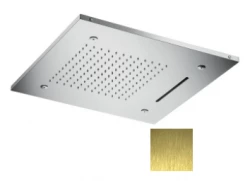 SB Chromotherapie inbouw Regendouche met 3 straalsoorten 50x50 cm PVD Goud 1208955448