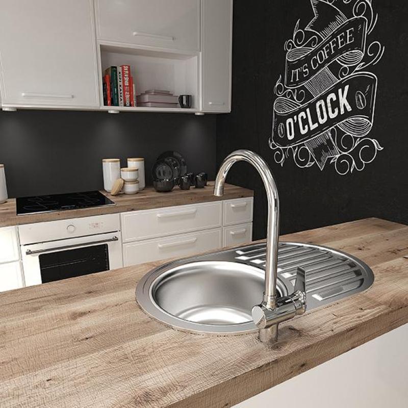 Ausmann Basic ronde spoelbak met afdruiprek RVS 77x50 cm inclusief sifon 1208955523

Ausmann Basic kerek mosogató medence csepegtető tálcával, rozsdamentes acél 77x50 cm, szifonnal együtt 120