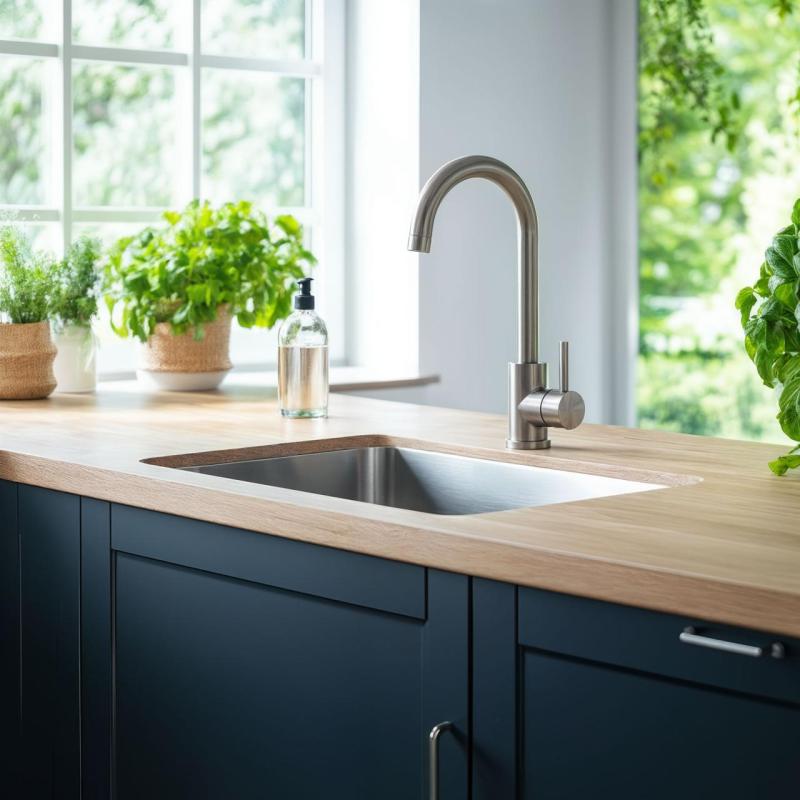 Quadri Coventry konyhai keverőcsaptelep matt króm, forgatható kifolyóval 1208956032