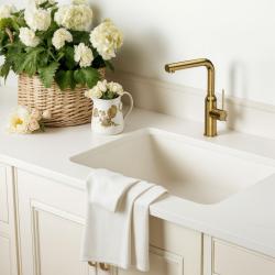 Quadri Stamford konyhai csaptelep arany színben, kivehető kifolyóval 1208956084