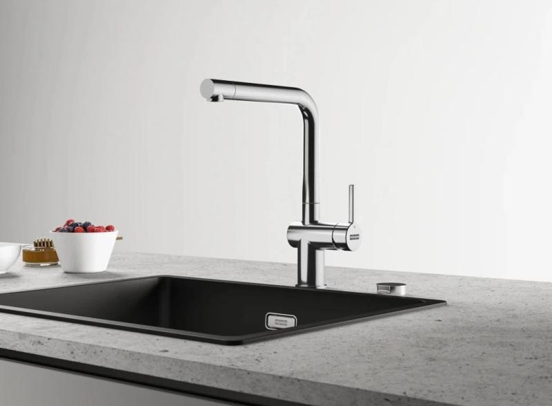 Franke Active L Keukenmengkraan chroom met draaibare uitloop 115.0653.298