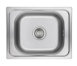Ausmann Basic rozsdamentes acél mosogató 50x40 cm szifonnal együtt 1208956975