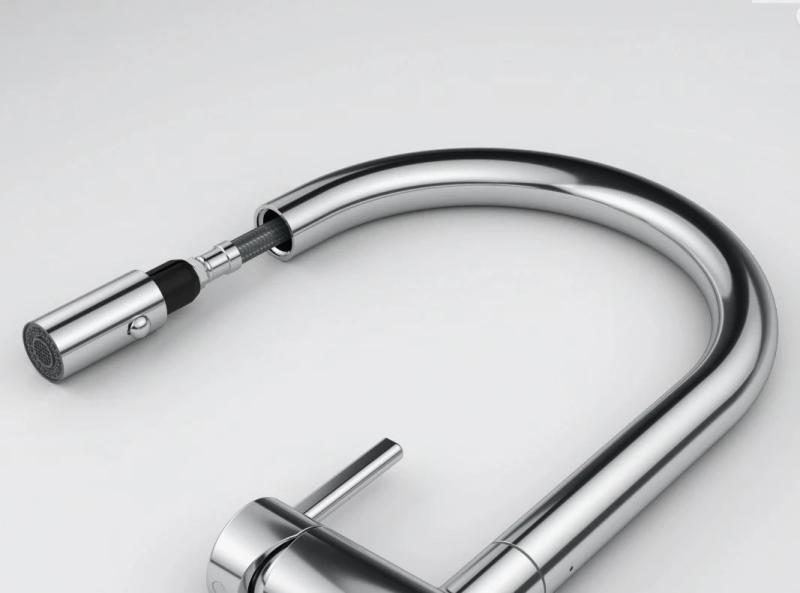 Franke Active J Keukenmengkraan chroom met uittrekbare sproeier 115.0653.401