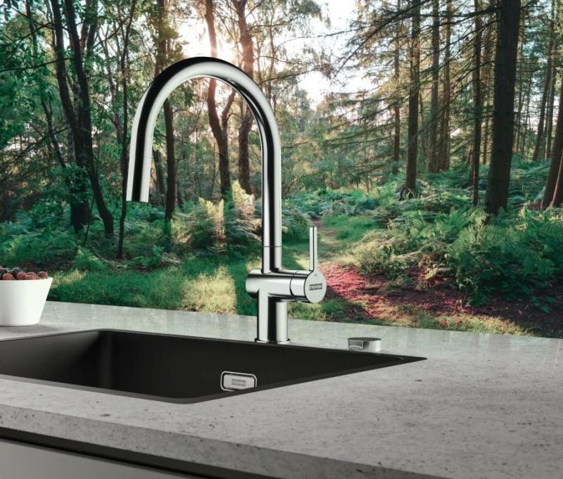 Franke Active J Keukenmengkraan chroom met uittrekbare sproeier 115.0653.401