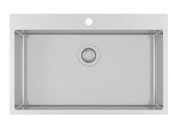 Ausmann Oder Blue grote roestvrijstalen spoelbak 79x50cm vlakbouw en opbouw met kraangatbank 1208957119

Hongaars:
Ausmann Oder Blue nagy rozsdamentes acél mosogató 79x50cm süllyesztett és fe