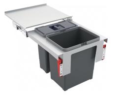 Franke Sorter Garbo 45-2 beépíthető hulladékrendszer 1 x 12 és 1 x 18 literes szemetes 1210200692