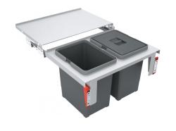 Franke Sorter Garbo 60-2 beépített hulladékrendszer 2 x 18 literes hulladékkuka 1210284027