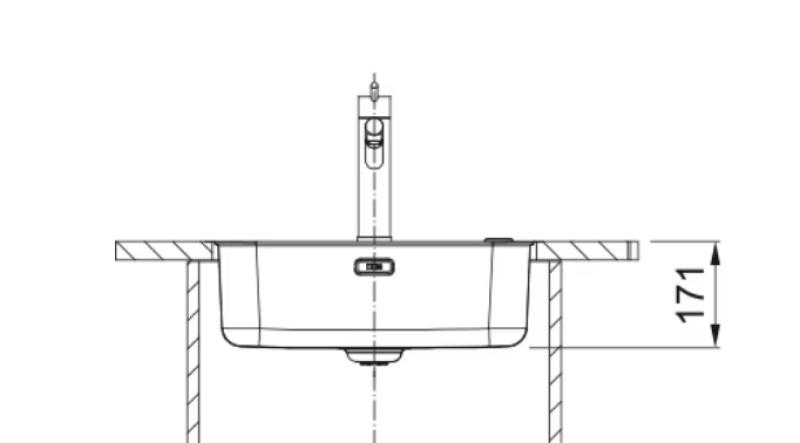 Franke Smart SRX 210.50 T rozsdamentes acél mosogatótálca 50x40 síkbeépítés 127.0688.777