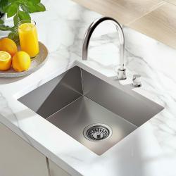 Waterevolution Flow 2-lyukú konyhai keverőcsaptelep rozsdamentes acél T151IE