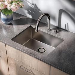Waterevolution Flow 2-lyukú konyhai csaptelep Gunmetal PVD T151GME