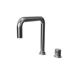 Waterevolution Flow 2-lyukú konyhai csaptelep gunmetal PVD T151HGME