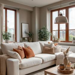 Zenit dekoratív fém kupola alakú bézs függőlámpa fémes bevonattal 4871